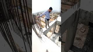 parkour flip on rooftop #moneyheist #parkourfreerun #flipfail #shortslife #parkour