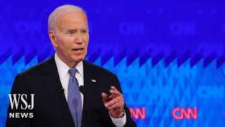 Watch Biden Stumbles Over His Words During Debate Against Trump  WSJ News