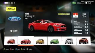 Forza Horizon 2 XOne - All Cars from Autoshow 25.09.2014