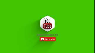 Intro YouTube Logo Green screen youtube promo template free 2019