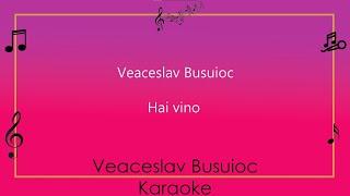 Veaceslav Busuioc - Hai vino  KARAOKE 
