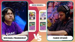 Day 2 TCG Michael Pramawat Vs Fabio Spanò  2023 Pokémon World Championships Swiss R6