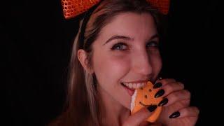 Satisfying Sugar-Coated Marshmallow Eating ASMR