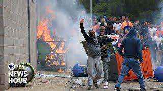 Hundreds arrested as anti-immigrant protesters wreak havoc in across England