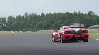 Ferrari 360 Challenge  In Action - Amazing Sounds and Flybys