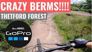 GO PRO HERO 7 - Thetford forest lime burner trail red run  high lodge  4K