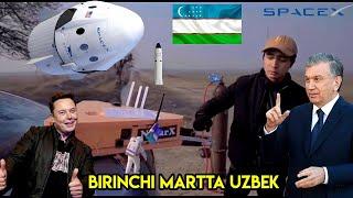 XALI BUNAQASI BOMAGAN UZBEK BOLASI KOSMASGA MINI SPUTNIK UCHIRDI.