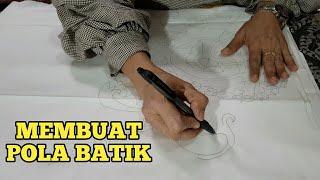 Cara Membuat Pola Batik Langsung Di Kain How to Draw Batik Designs