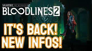 ITS HAPPENING NEW INFOS Vampire the Masquerade Bloodlines 2 is back