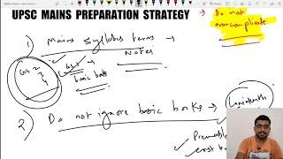 UPSC Mains Preparation Strategy Basic Points