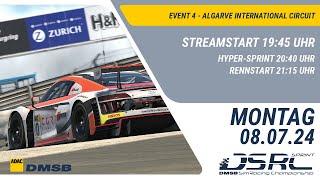  LIVE DMSB Simracing Championship - Sprint Series 2024 - R04  Algarve International Circuit GP