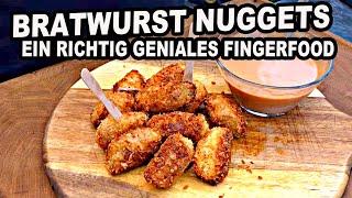 Bratwurst-Nuggets-BBQ-Rezept Das perfekte Tailgate Essen The BBQ BEAR