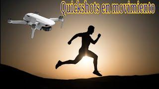 Descubre si puedes hacer Quickshots con tu drone en movimiento