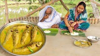 village foodসাবেকি ঘরোয়া পদ্ধতিতে সরষেবাটা দিয়ে বাটামাছ রান্না  fish curry recipe