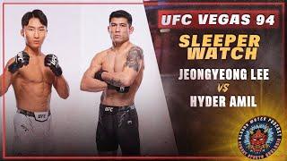 UFC VEGAS 94 Sleeper - JeongYeong Lee vs Hyder Amil  UFC VEGAS 94 Betting