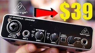 The Behringer U-PHORIA UMC22 Audio Interface - Music Gear on a Budget #2