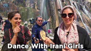 IRAN Margoon Waterfall Shiraz Dance With Girls