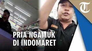 Video Pria Mengamuk di Indomaret Semarang Berawal dari Salah Paham Video Call