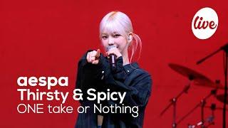 4K 에스파aespa “Thirsty & SpicyOne Take ver.” Band LIVE Concert 에스파의 매운맛 밴드라이브it’s Live 10mins