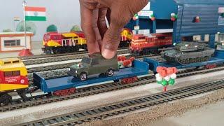 Republic Day Special  ● Parade of  military vehicles on model train