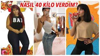 SPORSUZ AMELİYATSIZ NASIL 40 KİLO VERDİM?  Kilo verme sürecim Motivasyon