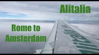 Alitalia Rome to Amsterdam Economy class