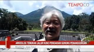 Arkeolog Temukan Jalur Kuno Pendakian Gunung Penanggungan