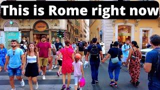 Rome Italy Recent Rome walking tour 4K60fps Rome walking tour May 2024