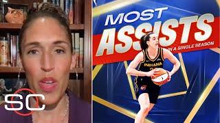 ROYS - ESPN reacts to Caitlin Clark sets WNBA single-season assists record in Fever’s loss to Aces