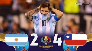 Argentina 0 2 x 4 0 Chile ● 2016 Copa América Final Extended Goals & Highlights + Penalties HD