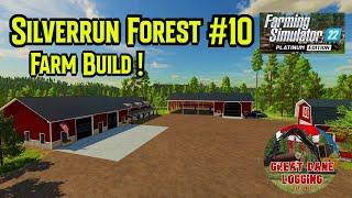 FS22Silverrun Forest #10️ FARM BUILD  I Build My PERFECT Home on Silverrun  #fs22farmbuild