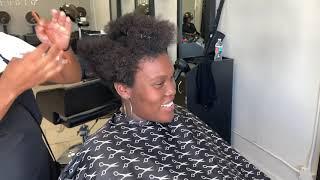 Natural Cut  Tapered Natural Haircut  Easy To Do Natural Haircut & Natural Style