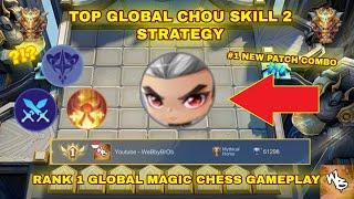 TOP GLOBAL CHOU SKILL 2 STRATEGY - MAGIC CHESS BEST SYNERGY - Mobile Legends Bang Bang
