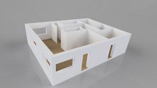 Einfach vom Grundriss zum 3D Haus Fusion 360 Tutorial Deutsch CAD