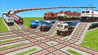 Eights Rails Crossing By Daimond Risky Railroad Tracks  trainz simulator 2024