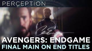 Marvel Studios Avengers Endgame Main On End Title Sequence