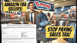 Stop Paying Sales Tax on Your Amazon FBA Inventory  HOW TO GET SALES TAX EXEMPT