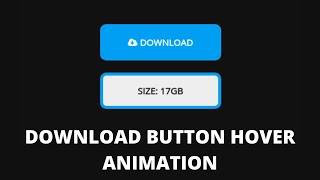 Animated Download Button  HTML & CSS