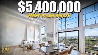 Touring a $5400000 Loft Apartment  West Palm Beach  Peter J Ancona