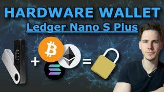 Bitcoin & Krypto sicher aufbewahren Hardware  Cold Wallet Ledger Nano S Plus  Komplettes Tutorial