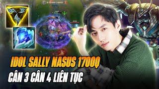 IDOL SALLY DU ĐẤU RANK SẮT VỚI GIÁO ÁN NASUS 1700Q LIÊN TỤC CÂN TEAM KHIẾN ĐỐI THỦ KHÓC THÉT