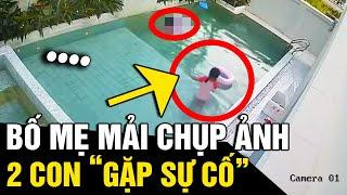 Đi du lịch bố mẹ MẢI CHỤP ẢNH khiến 2 con nhỏ GẶP SỰ CỐ thương tâm  Tin Nhanh 3 Phút