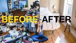 EXTREME KONMARI METHOD DECLUTTERING  Before & After