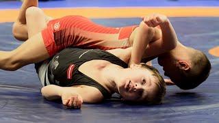 U11 A. Adilov GER vs V. Indars LAT. Freestyle 26kg youth wrestling.