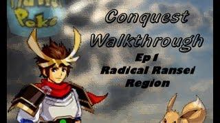 Pokemon Conquest Walkthrough - Episode 1 - Radical Ransei Region