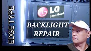 LG led tv - Edge type Backlight repair