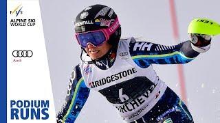 Frida Hansdotter  Ladies Slalom  Courchevel  3rd place  FIS Alpine