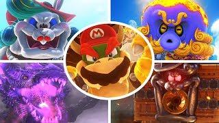 Super Mario Odyssey - All Bosses No Damage