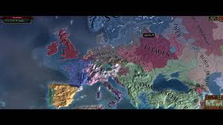 EU4 Mein Brandenburg Preussen Deutschland - Timelapse