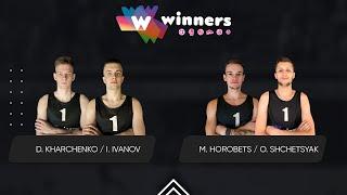 Winners Beach Volleyball. Men. D. Kharchenko  I. Ivanov - M. Horobets  O. Shchetsyak 29.06.2024